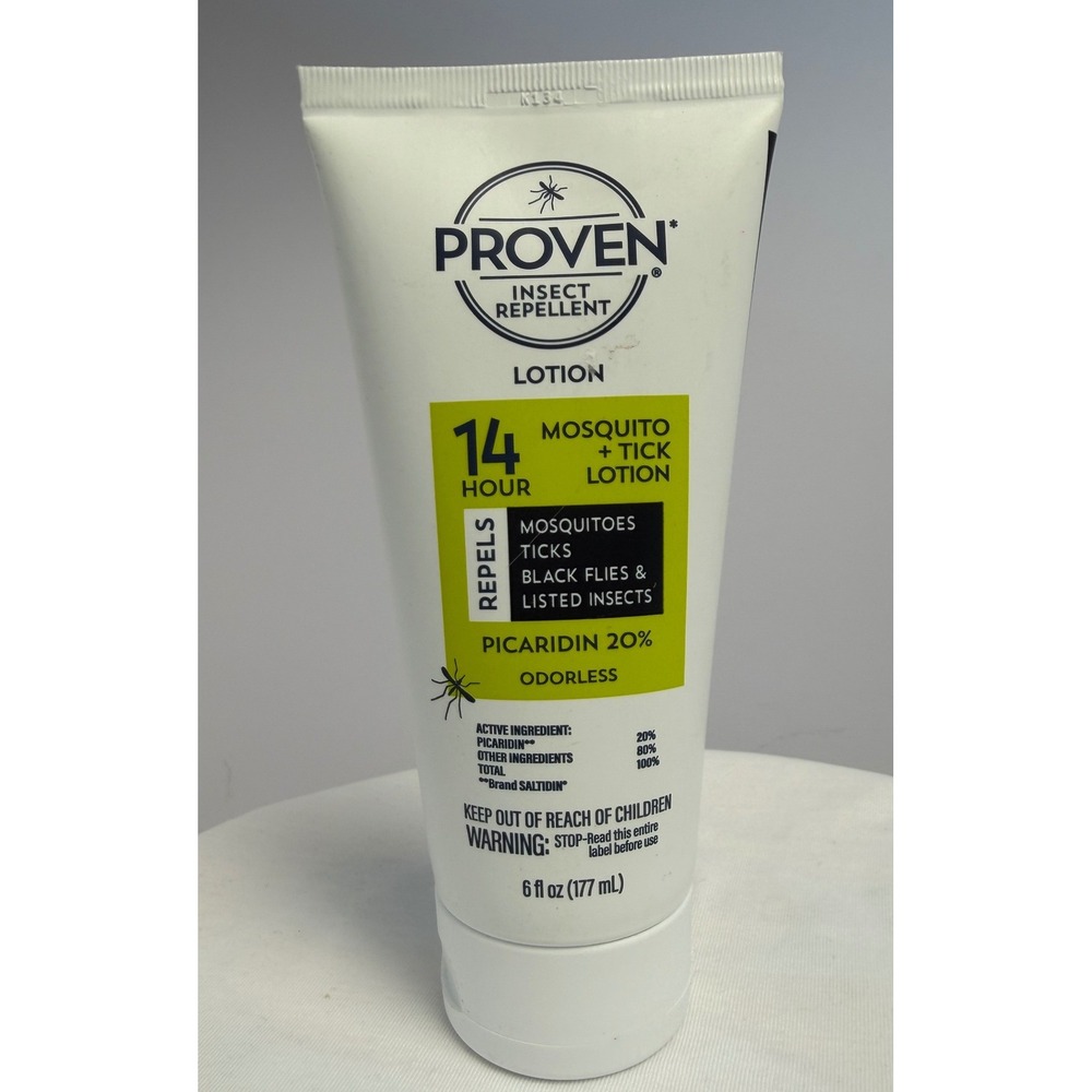 Proven Insect Repellent Lotion Picaridin 20% Odorless 14 Hour Protection 6oz